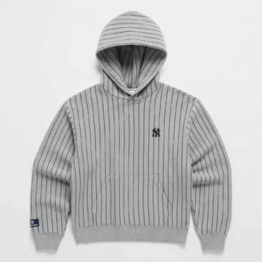 Heather Madhappy Yankees Pinstripe Hoodie